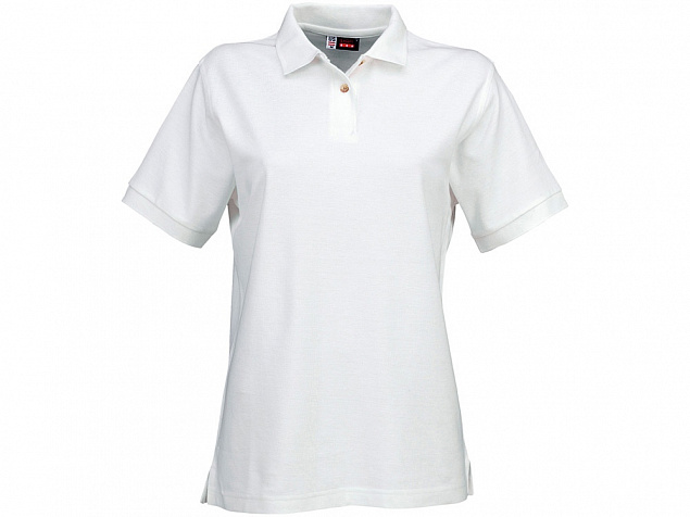 Рубашка поло Boston женская, белый с логотипом в Санкт-Петербурге заказать по выгодной цене в кибермаркете AvroraStore