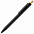 Ручка шариковая Chromatic, черная с голубым с логотипом в Санкт-Петербурге заказать по выгодной цене в кибермаркете AvroraStore