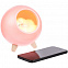Беспроводная лампа-колонка Right Meow, розовая с логотипом в Санкт-Петербурге заказать по выгодной цене в кибермаркете AvroraStore