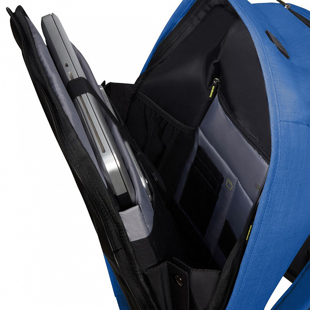 Рюкзак для ноутбука Securipak, ярко-синий с логотипом в Санкт-Петербурге заказать по выгодной цене в кибермаркете AvroraStore