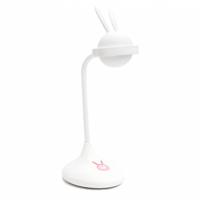 Настольный светильник светодиодный Krolly, белый с логотипом в Санкт-Петербурге заказать по выгодной цене в кибермаркете AvroraStore