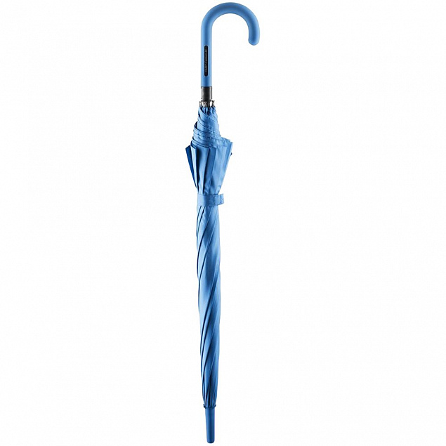 Зонт-трость Fashion, голубой с логотипом в Санкт-Петербурге заказать по выгодной цене в кибермаркете AvroraStore