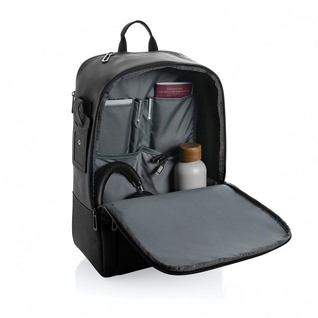 Дорожный рюкзак для ноутбука Armond из rPET AWARE™, 15,6” с логотипом в Санкт-Петербурге заказать по выгодной цене в кибермаркете AvroraStore