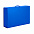 Коробка складная подарочная, 37x25x10cm, кашированный картон, синий с логотипом в Санкт-Петербурге заказать по выгодной цене в кибермаркете AvroraStore
