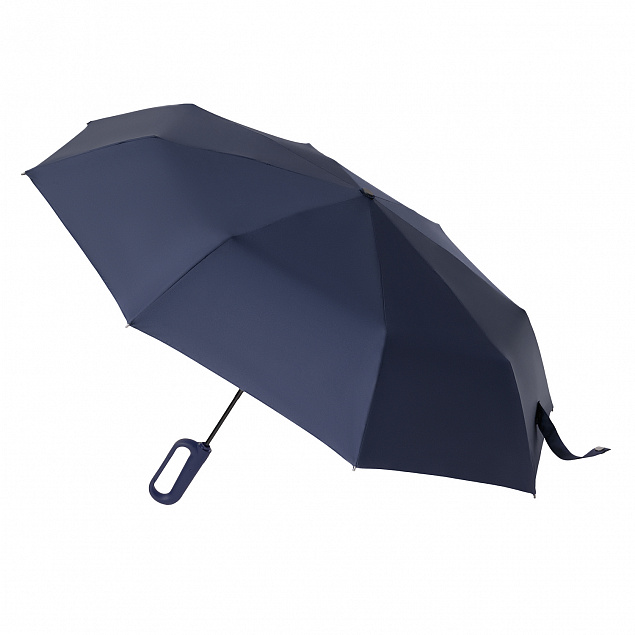 Зонт складной Azimut, синий с логотипом в Санкт-Петербурге заказать по выгодной цене в кибермаркете AvroraStore