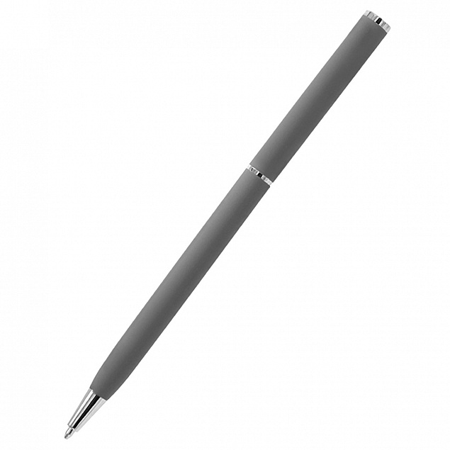 Ручка шариковая металлическая Tinny Soft - Серый CC с логотипом в Санкт-Петербурге заказать по выгодной цене в кибермаркете AvroraStore
