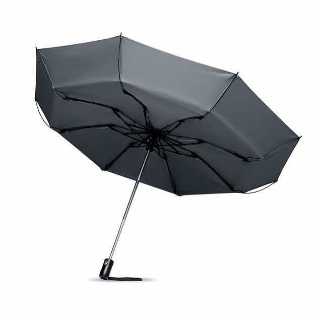 Складной реверсивный зонт с логотипом в Санкт-Петербурге заказать по выгодной цене в кибермаркете AvroraStore