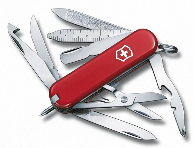 Нож-брелок MiniChamp 58, красный с логотипом в Санкт-Петербурге заказать по выгодной цене в кибермаркете AvroraStore