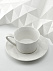 Чайная пара Diamante Bianco, белая с логотипом в Санкт-Петербурге заказать по выгодной цене в кибермаркете AvroraStore
