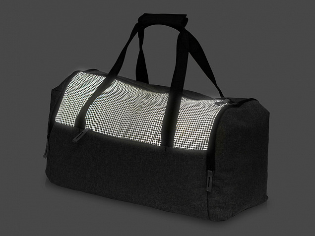 Универсальная сумка Reflex со светоотражающим эффектом, серый с логотипом в Санкт-Петербурге заказать по выгодной цене в кибермаркете AvroraStore