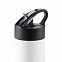 Спортивная бутылка для воды с трубочкой, 500 мл, белый с логотипом в Санкт-Петербурге заказать по выгодной цене в кибермаркете AvroraStore