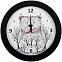 Часы настенные Bear, черные с логотипом в Санкт-Петербурге заказать по выгодной цене в кибермаркете AvroraStore