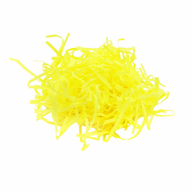 Наполнитель - стружка бумажная 4мм желтый неон 50 г. с логотипом в Санкт-Петербурге заказать по выгодной цене в кибермаркете AvroraStore