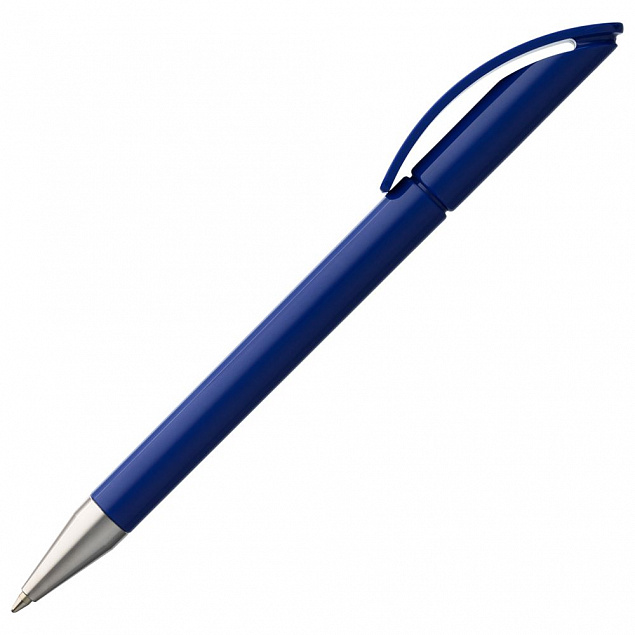 Ручка шариковая Prodir DS3 TPC, синяя с логотипом в Санкт-Петербурге заказать по выгодной цене в кибермаркете AvroraStore
