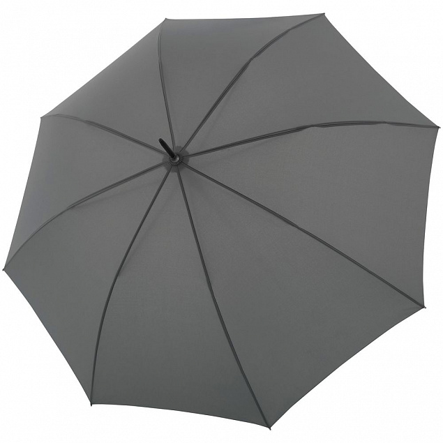 Зонт-трость Nature Stick AC, серый с логотипом в Санкт-Петербурге заказать по выгодной цене в кибермаркете AvroraStore