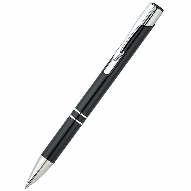 Ручка металлическая Holly - Черный AA с логотипом в Санкт-Петербурге заказать по выгодной цене в кибермаркете AvroraStore