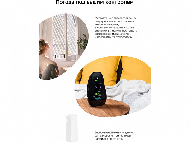 Метеостанция StoneCast 1 WTS с логотипом в Санкт-Петербурге заказать по выгодной цене в кибермаркете AvroraStore