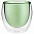 Стакан с двойными стенками Glass Bubble, зеленый с логотипом в Санкт-Петербурге заказать по выгодной цене в кибермаркете AvroraStore