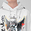 Худи с капюшоном  ALEX , белый, размер XXL с логотипом в Санкт-Петербурге заказать по выгодной цене в кибермаркете AvroraStore