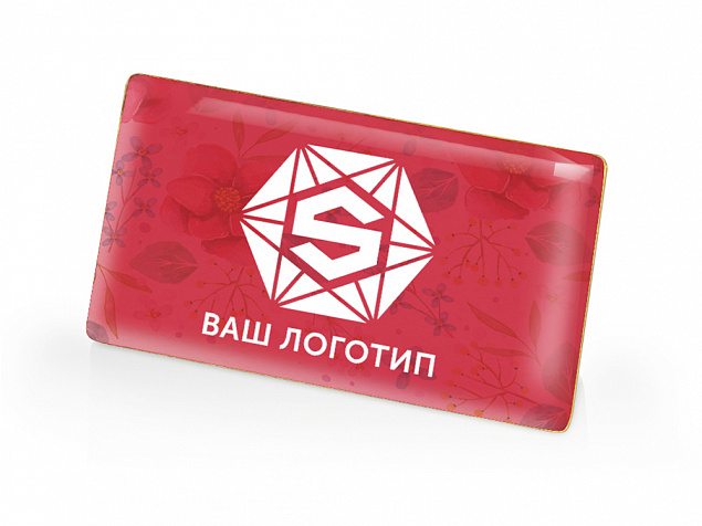 Значок металлический «Прямоугольник» с логотипом в Санкт-Петербурге заказать по выгодной цене в кибермаркете AvroraStore