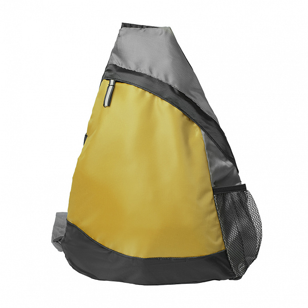 Рюкзак Pick, жёлтый/серый/чёрный, 41 x 32 см, 100% полиэстер 210D с логотипом в Санкт-Петербурге заказать по выгодной цене в кибермаркете AvroraStore