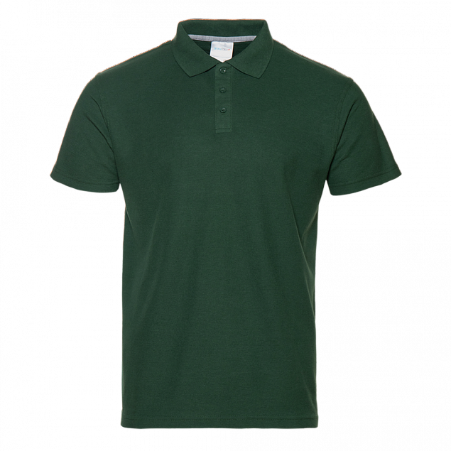 Рубашка поло Рубашка мужская 04 Тёмно-зелёный с логотипом в Санкт-Петербурге заказать по выгодной цене в кибермаркете AvroraStore