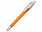 Ручка шариковая Celebrity Кейдж, оранжевый/серебристый с логотипом в Санкт-Петербурге заказать по выгодной цене в кибермаркете AvroraStore