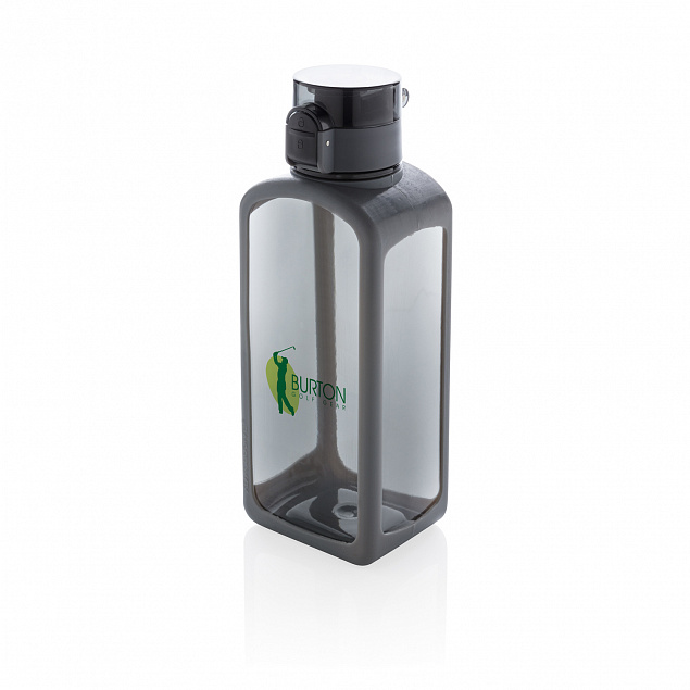 Квадратная вакуумная бутылка для воды, черный с логотипом в Санкт-Петербурге заказать по выгодной цене в кибермаркете AvroraStore
