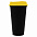 Стакан с крышкой Color Cap Black, черный с желтым с логотипом в Санкт-Петербурге заказать по выгодной цене в кибермаркете AvroraStore
