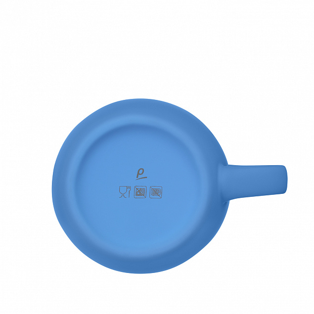 Керамическая кружка Viana, синяя с логотипом в Санкт-Петербурге заказать по выгодной цене в кибермаркете AvroraStore