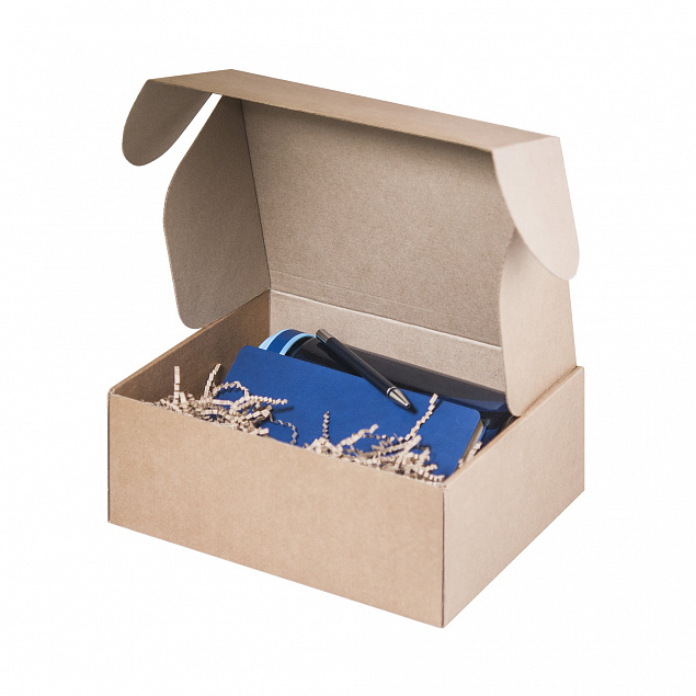 Подарочный набор Portobello синий в малой универсальной подарочной коробке (Ежедневник недат А5, Спортбутылка, Ручка) с логотипом в Санкт-Петербурге заказать по выгодной цене в кибермаркете AvroraStore