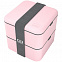 Ланчбокс MB Square, розовый с логотипом в Санкт-Петербурге заказать по выгодной цене в кибермаркете AvroraStore