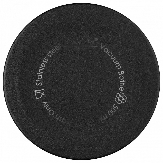 Термобутылка вакуумная герметичная, Fresco, 500 ml, черная с логотипом в Санкт-Петербурге заказать по выгодной цене в кибермаркете AvroraStore