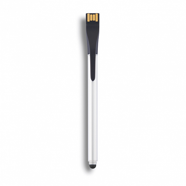 Ручка-стилус Point | 01 с флешкой на 4 ГБ, черный с логотипом в Санкт-Петербурге заказать по выгодной цене в кибермаркете AvroraStore