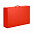 Коробка складная подарочная, 37x25x10cm, кашированный картон, красный с логотипом в Санкт-Петербурге заказать по выгодной цене в кибермаркете AvroraStore