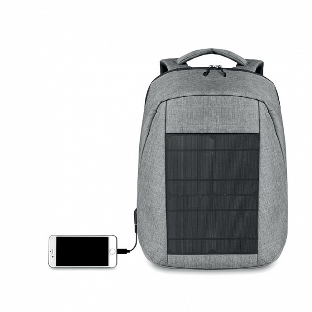Рюкзак с солнечной батареей с логотипом в Санкт-Петербурге заказать по выгодной цене в кибермаркете AvroraStore
