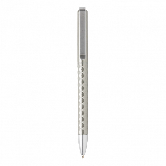 Ручка X3.1, серый с логотипом в Санкт-Петербурге заказать по выгодной цене в кибермаркете AvroraStore
