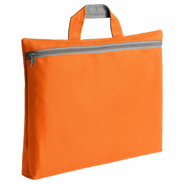 Сумка-папка SIMPLE, оранжевая с логотипом в Санкт-Петербурге заказать по выгодной цене в кибермаркете AvroraStore