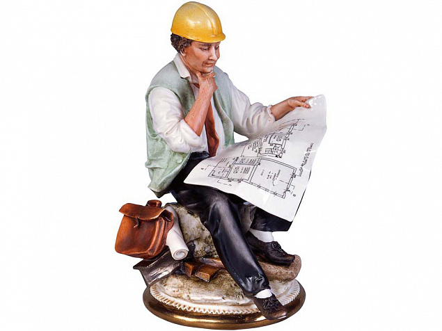 Скульптура «Инженер» с логотипом в Санкт-Петербурге заказать по выгодной цене в кибермаркете AvroraStore