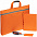 Набор Flexpen Shall Simple, оранжевый с логотипом в Санкт-Петербурге заказать по выгодной цене в кибермаркете AvroraStore