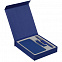 Коробка Rapture для аккумулятора 10000 мАч, флешки и ручки, синяя с логотипом в Санкт-Петербурге заказать по выгодной цене в кибермаркете AvroraStore