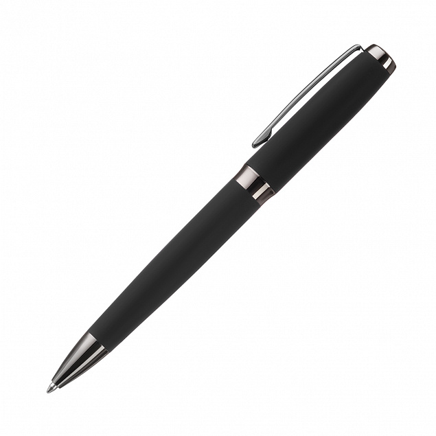 Шариковая ручка Monreal, черная с логотипом в Санкт-Петербурге заказать по выгодной цене в кибермаркете AvroraStore