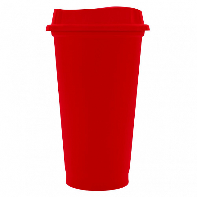 Стакан с крышкой Color Cap, красный с логотипом в Санкт-Петербурге заказать по выгодной цене в кибермаркете AvroraStore