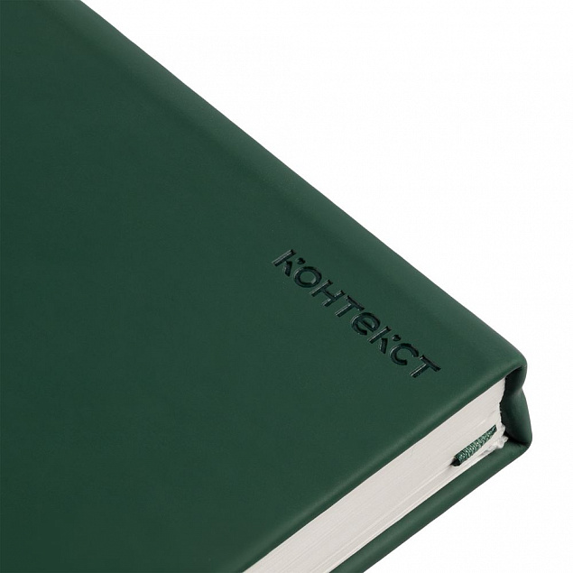 Ежедневник Magnet Shall с ручкой, зеленый с логотипом в Санкт-Петербурге заказать по выгодной цене в кибермаркете AvroraStore
