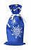 Чехол для шампанского «Снежинки», синий с логотипом в Санкт-Петербурге заказать по выгодной цене в кибермаркете AvroraStore