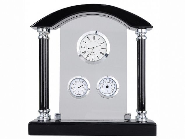 Погодная станция Нобель: часы, термометр, гигрометр с логотипом в Санкт-Петербурге заказать по выгодной цене в кибермаркете AvroraStore