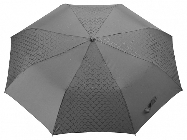 Зонт-полуавтомат складной Marvy с проявляющимся рисунком, серый с логотипом в Санкт-Петербурге заказать по выгодной цене в кибермаркете AvroraStore