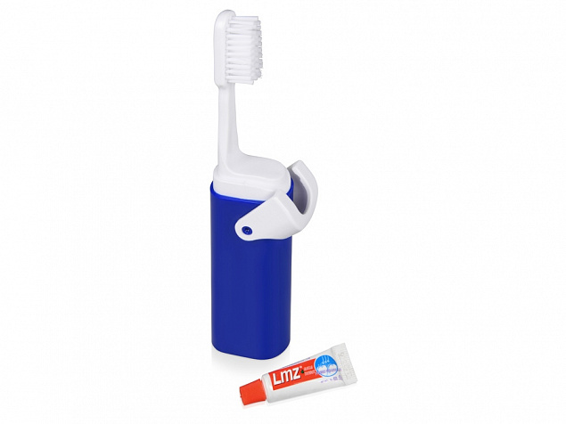 Складная зубная щетка с пастой Clean Box с логотипом в Санкт-Петербурге заказать по выгодной цене в кибермаркете AvroraStore