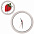 Часы настенные "ПРОМО" разборные ; зеленый яркий,  D28,5 см; пластик с логотипом в Санкт-Петербурге заказать по выгодной цене в кибермаркете AvroraStore