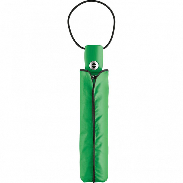 Зонт складной AOC, светло-зеленый с логотипом в Санкт-Петербурге заказать по выгодной цене в кибермаркете AvroraStore